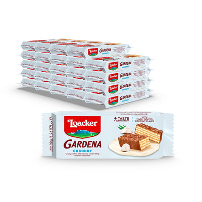 Loacker - Gardena - Coconut - Enrobed Wafers - 38gm - 25 CT