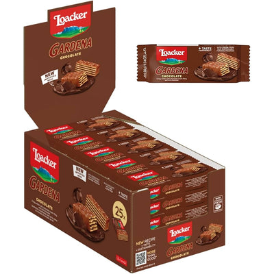 Loacker - Gardena - Chocolate - Enrobed Wafers - 38gm - 25 CT