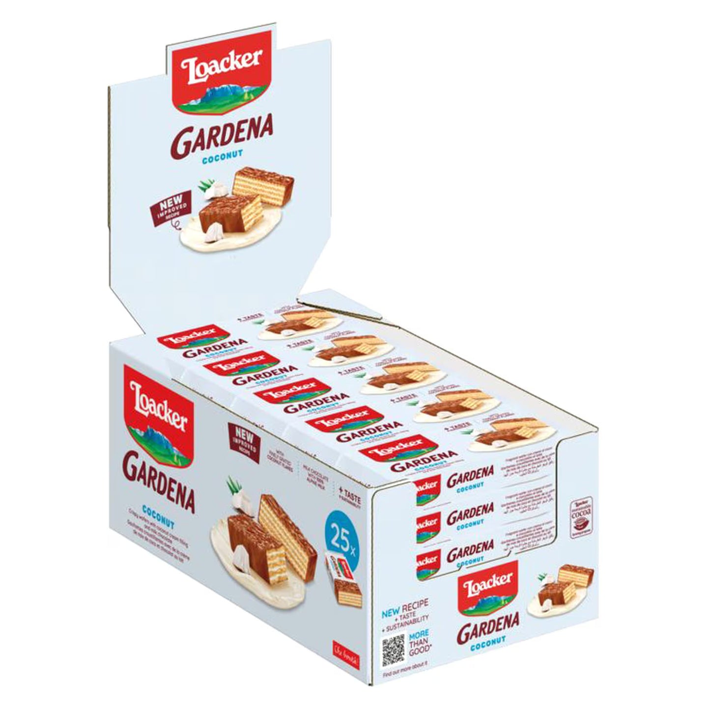 Loacker - Gardena - Coconut - Enrobed Wafers - 38gm - 25 CT