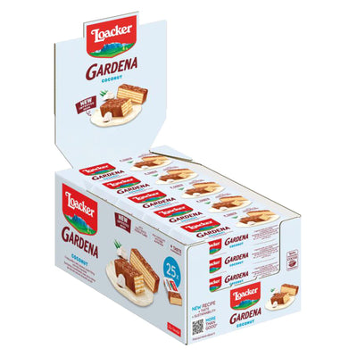 Loacker - Gardena - Coconut - Enrobed Wafers - 38gm - 25 CT