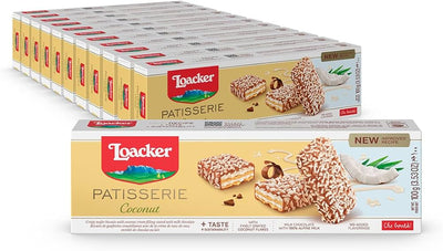 Loacker - Quadratini Patisserie - Coconut - 100gm - 12 CT