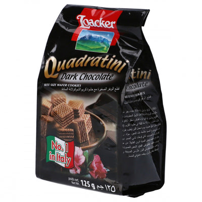 Loacker - Quadratini Wafer - Chocolate - 125gm - 24 CT