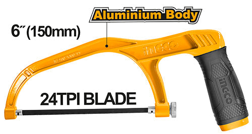 INGCO -  Mini hacksaw frame 6" MHHF1503