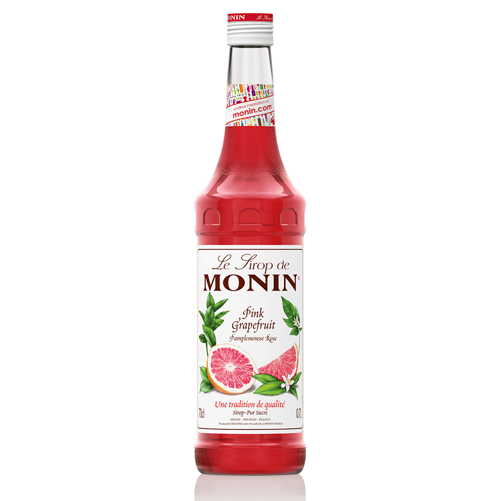 Monin - Pink Grape Fruit Syrup - 700 ml - Le Sirop De Monin