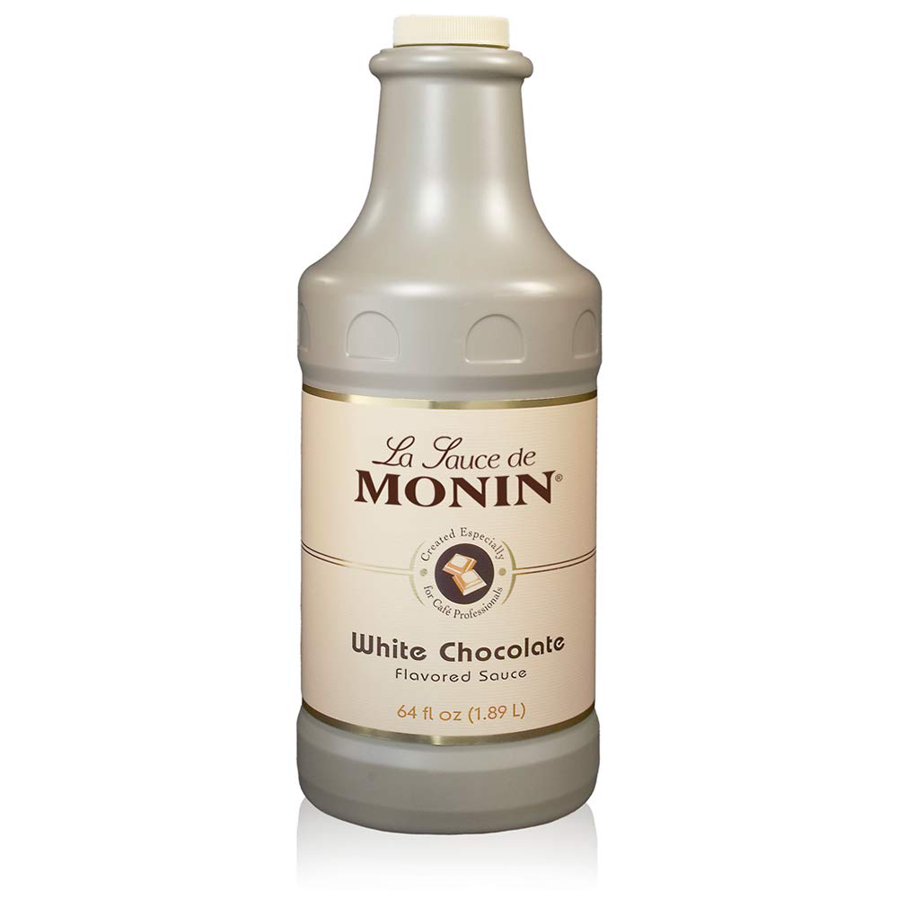 MONIN - White Chocolate Sauce - 64 Fl-Oz (1.89L) - La Sauce de Monin