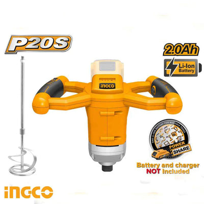 INGCO -  Cordless mixer 20v MXLI2001