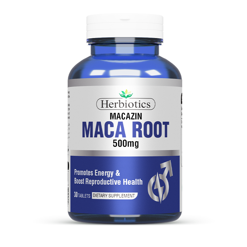 Herbiotics - Macazin - Tablets - 500 Mg - Maca Root Energy