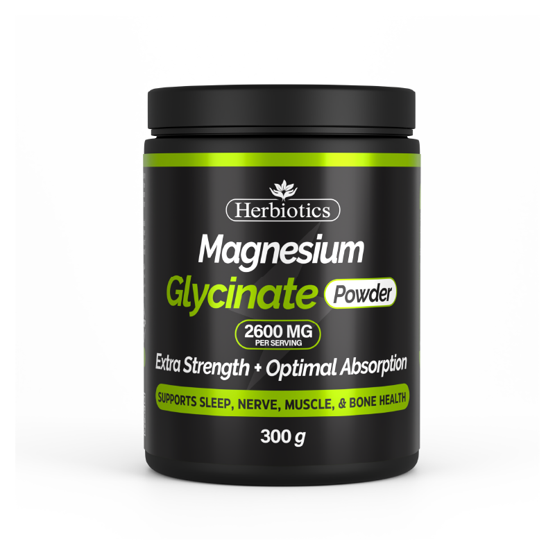 Herbiotics - Magnesium Glycinate - Powder - Standard Pack - Muscle Relaxation