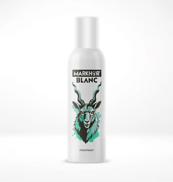Markhor Body Spray Blanc Frost Night (Non-gas) - 120ml Long Lasting Fragrance (Non-Gas) - Pack of 12 | Jodiabaazar.com