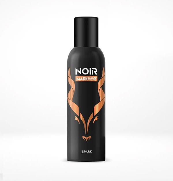 Markhor Body Spray Noir Spark (Non-gas) - 120ml Long Lasting Fragrance (Non-Gas) - Pack of 12 | Jodiabaazar.com