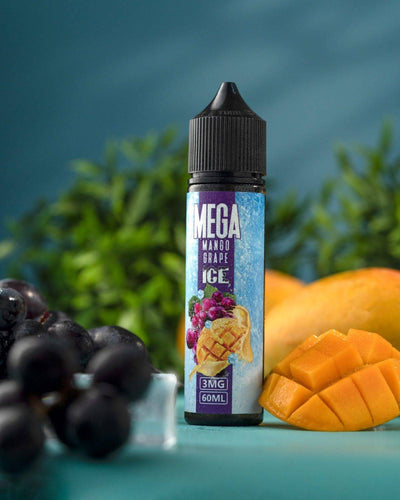 Mega Mango Grape Ice - GRAND E-LIQUIDS - 60ml - 3mg