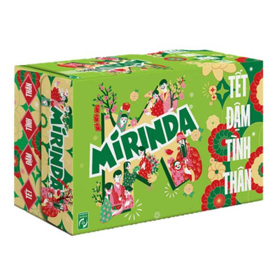Mirinda - Soda Cream - 320 ML - 24 Cans (1 Full Pack) - Imported