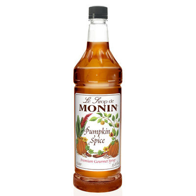Monin - Pumpkin Spice Syrup - 1 Liter - Le Sirop De Monin