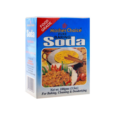 Mother Choice - Pure Baking Soda - 100g - For Baking, Cleaning, Deodorizing - 24 CT