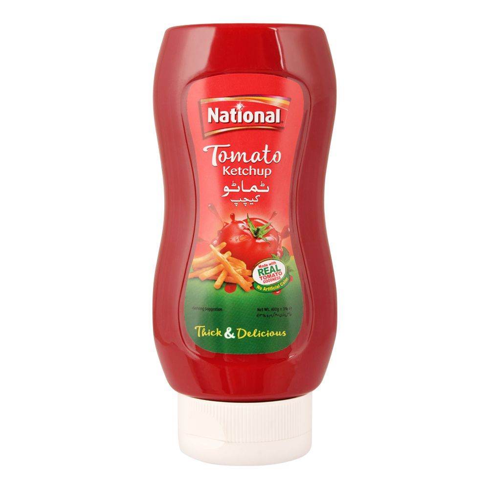 National Foods - Tomato Ketchup Squeezy - 400G x12 ct