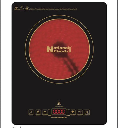 National Gold (NG) - Ceramic Cooker - 2000 WATT - Touch Controller - NG786-IC02
