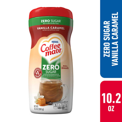 Nestle - Coffee Mate - Powder Coffee Creamer - Zero Sugar - Sugar Free - Vanilla Caramel - 10.2 oz (289g)
