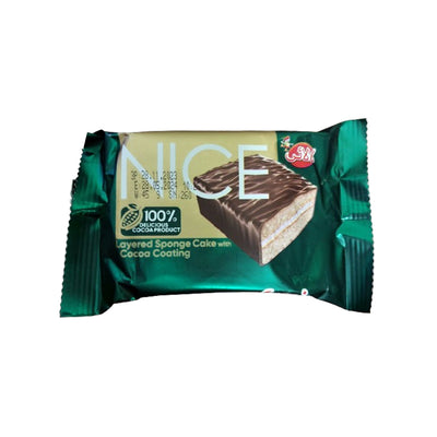 Lalaei - NICE - Layered Sponge Cake With Chocolate Coating - 100% Delicious Cocoa Product - Pack of 24