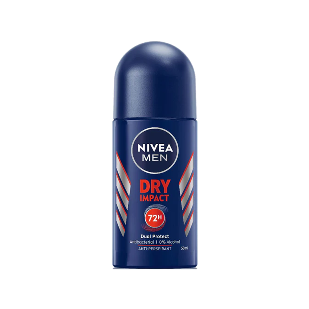 Nivea - Dry Impact - 72H - For Men - Deodorant Roll-On - 50 ML(1.7 fl)