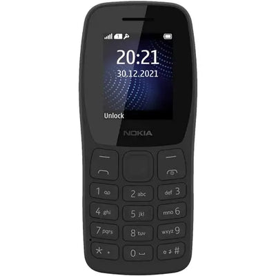Nokia - Mobile - 105 Classic 2G 1.77" - Charcoal | Jodiabaazar.com