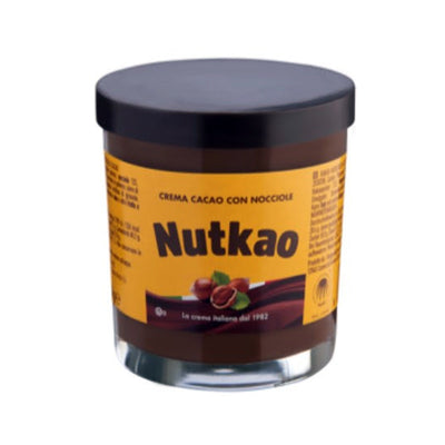 Nutkao - Cocoa and Hazelnut Spread - 200g - Glass Bottle