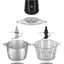 Nutricook - Choppi XXXL - Chopper - Shredder - NC-CH6000 - High Volume Prep - Black - 2 Years Warranty - 3L Glass Plus SS Bowl