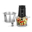 Nutricook - Choppi XXXL - Chopper - Shredder - NC-CH6000 - High Volume Prep - Black - 2 Years Warranty - 3L Glass Plus SS Bowl