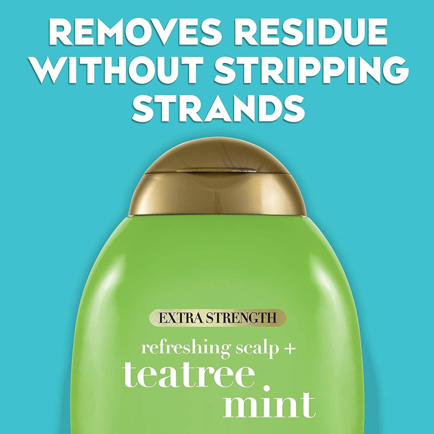 OGX (Organix) - Shampoo - Extra Strength Teatree Mint + Refreshing Scalp - 13 Fl Oz (385ml)