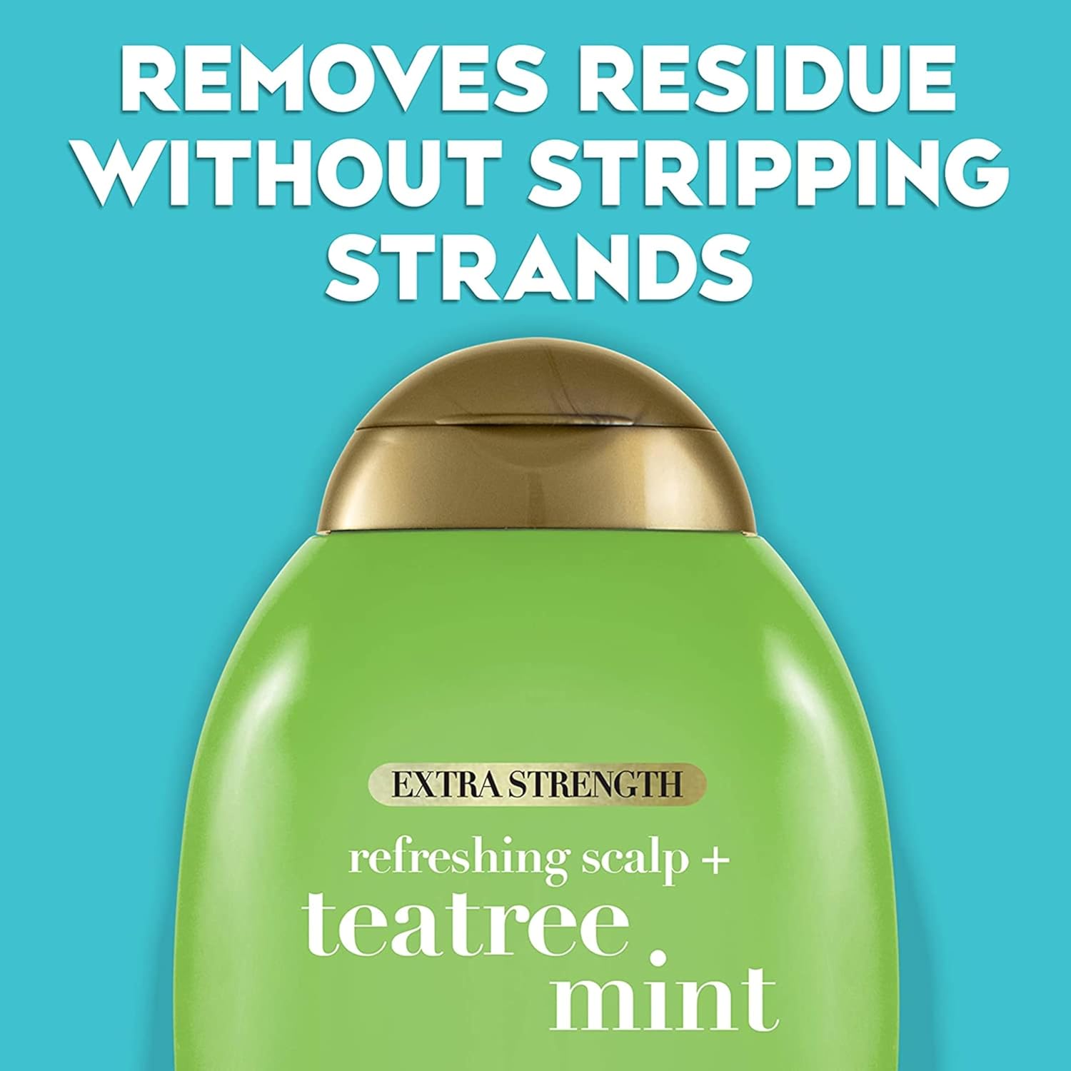 OGX (Organix) - Shampoo - Extra Strength Teatree Mint + Refreshing Scalp - 13 Fl Oz (385ml)