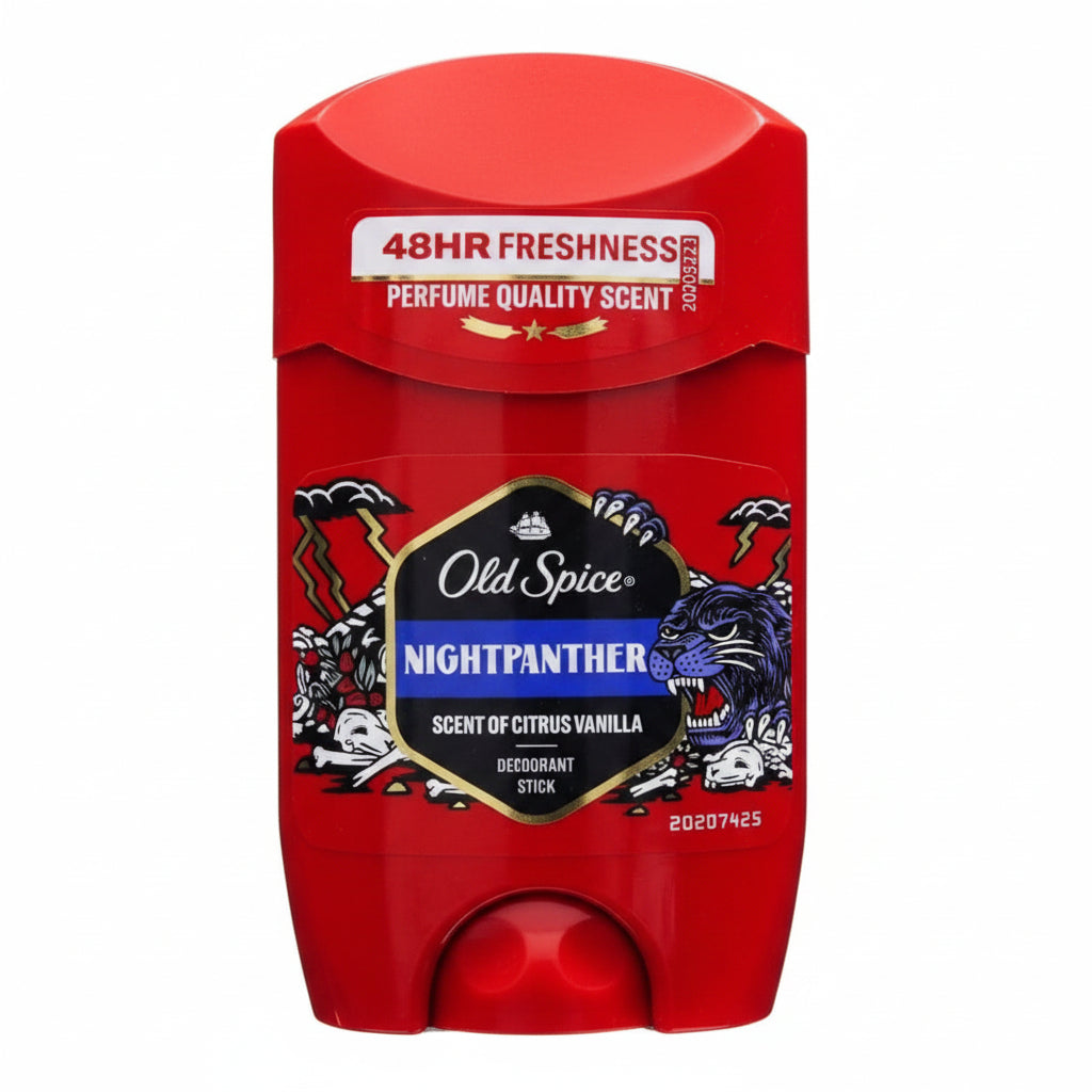 OLD SPICE - NIGHT PANTHER - Deodorant Stick - Scent of Citrus Vanilla - 50ml