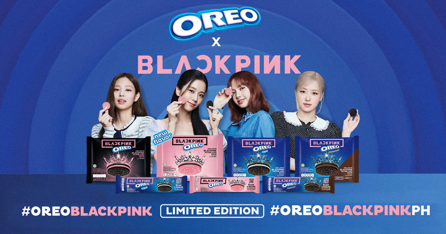 Oreo - Cookies - Black Pink - Chocolate Cream - 119.6gm - 6 Pack