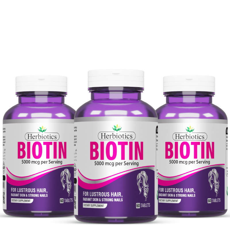 Herbiotics - Biotin 5000 - Bundle - Standard Pack - Bundle Offer