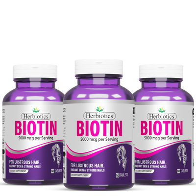 Herbiotics - Biotin 5000 - Bundle - Standard Pack - Bundle Offer