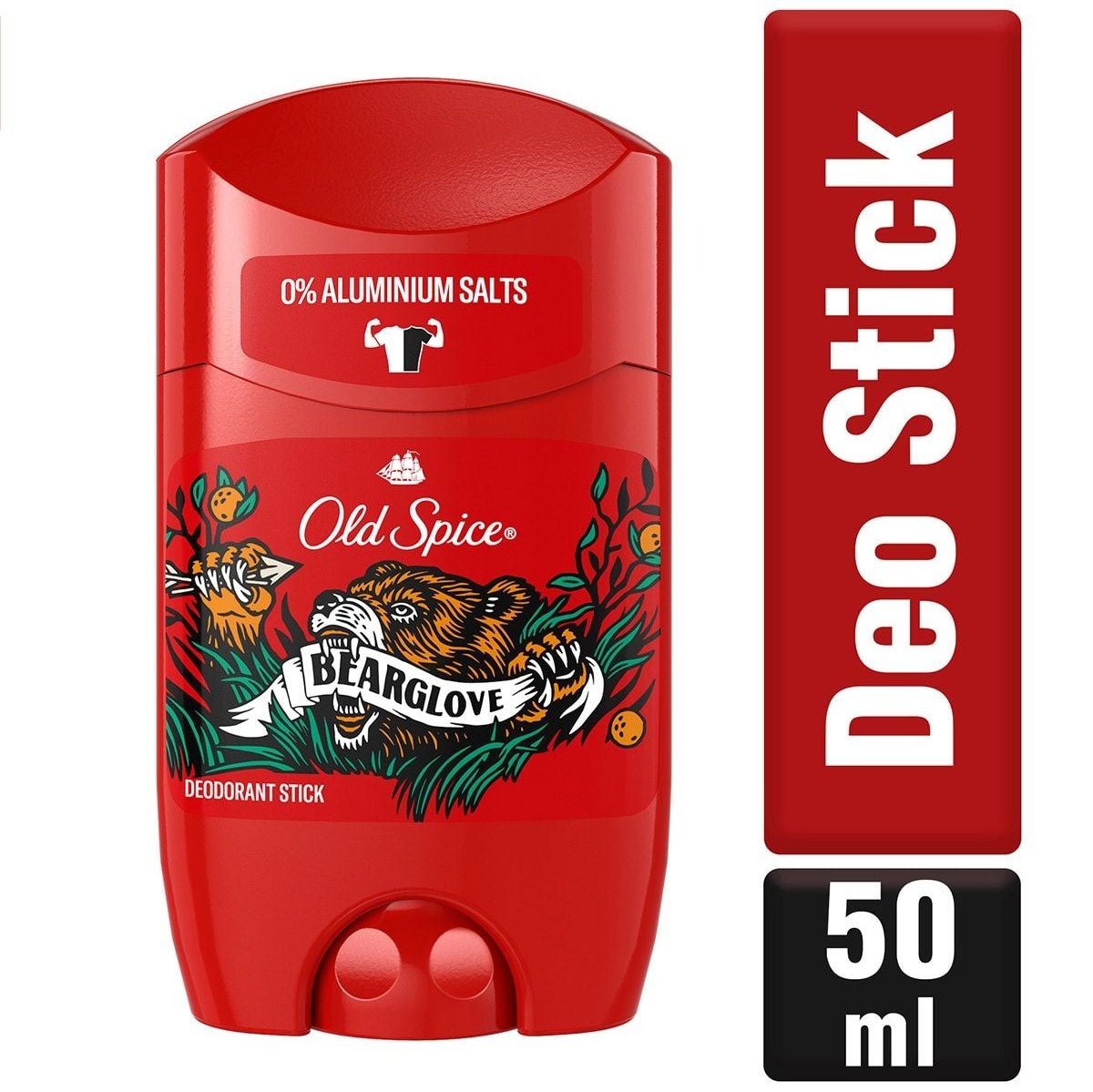 Old Spice - Bear Glove - Aluminum Free - Deodorant Stick - For Men - 50ml