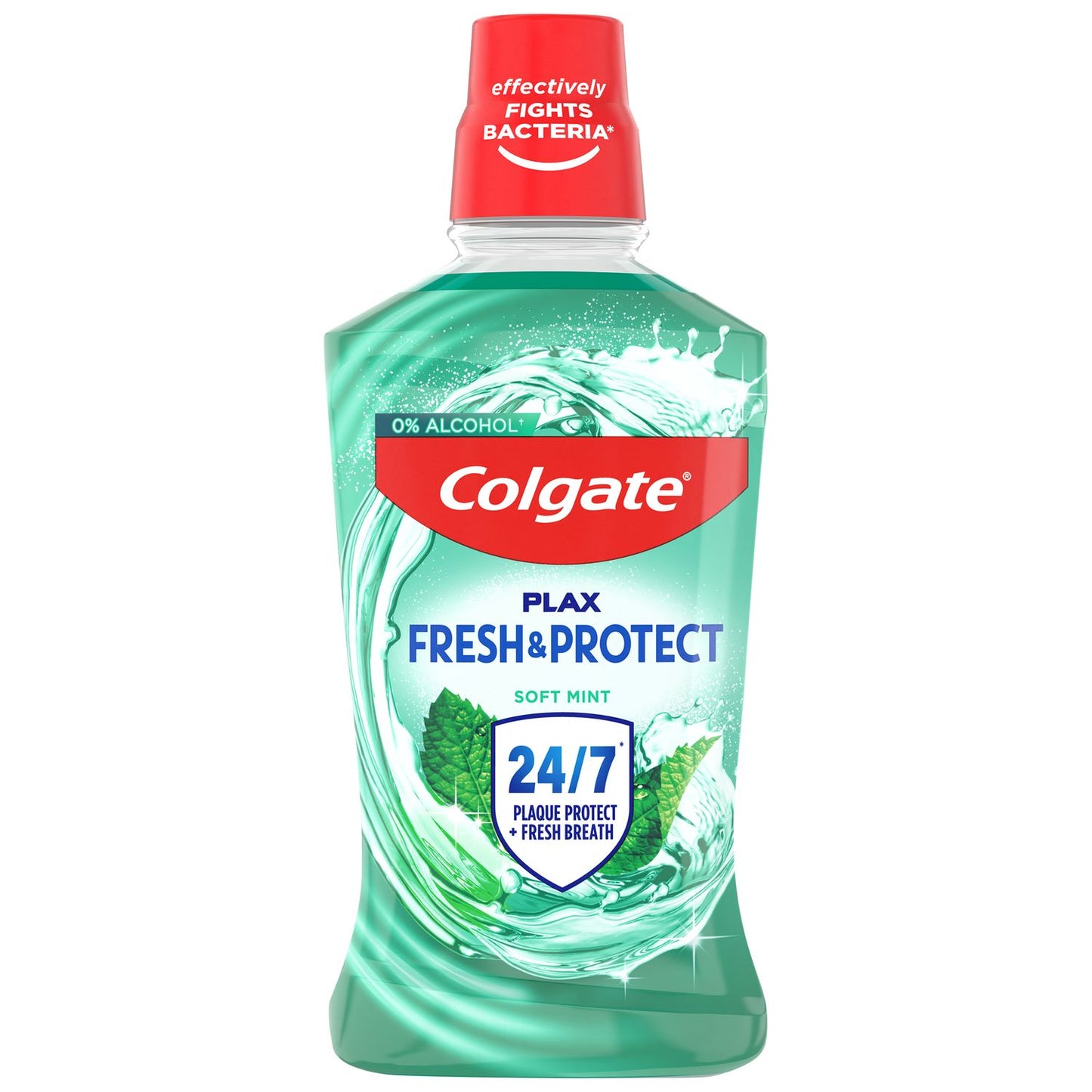 Colgate - PLAX FRESH & PROTECT - Mouth Wash - SOFT MINT - ( 1X6 ) 250ml