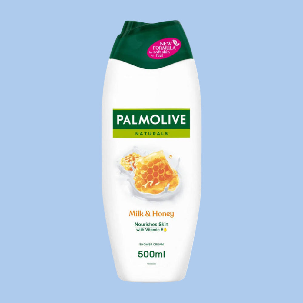 PALMOLIVE - NATURALS - MILK & HONEY - Shower Cream - 500 ml.