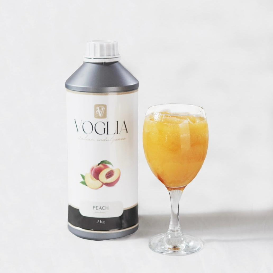 Voglia - Peach - Fruit Purees - 2 KG