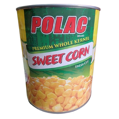 Polac - Premium Whole Kernal - Sweet Corn - Fresh Cut - 3 KG