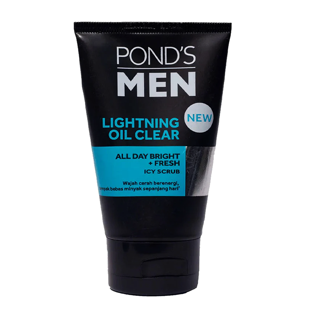 Pond's Men - Lightning Oil Clear - Icy Scrub - 100ML