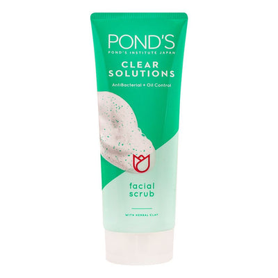 Pond's - Clear Solutions - Facial Scrub - AntiBacterial + Clarity - 100g