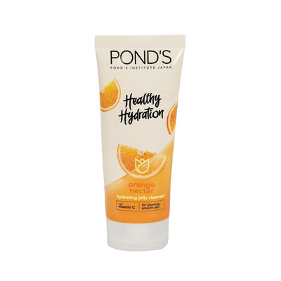 Pond's - Healthy Hydration Gel Facial Cleanser For Glowing Smooth Skin - Orange - With 100% Natural Origin Orange Extract &  Vitamin C - 100ml