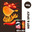 Pringles - Potato Crisps - Hot & Spicy - Pop & Go Stack - 40gm (x12)