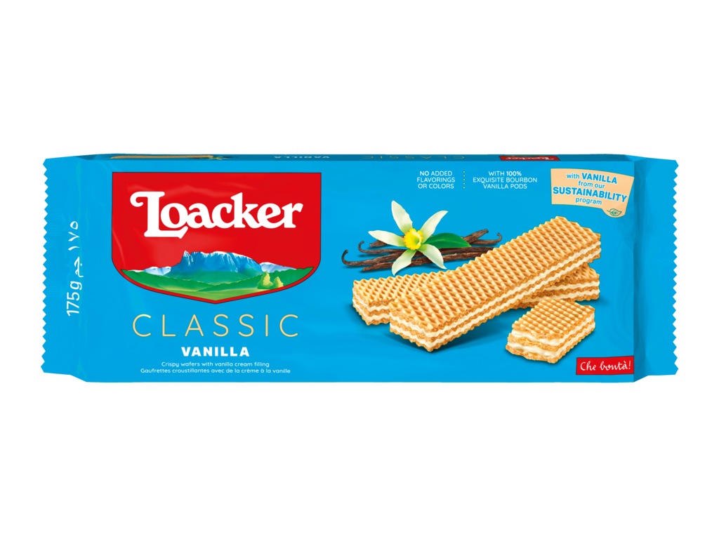 Loacker - Classic Wafer - Vanilla - 175gm - 36 CT