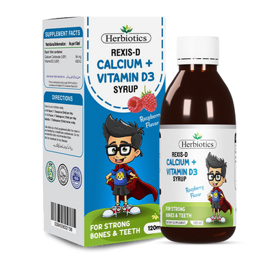 Herbiotics - Rexis-D - Syrup - Standard Bottle - Bone Health