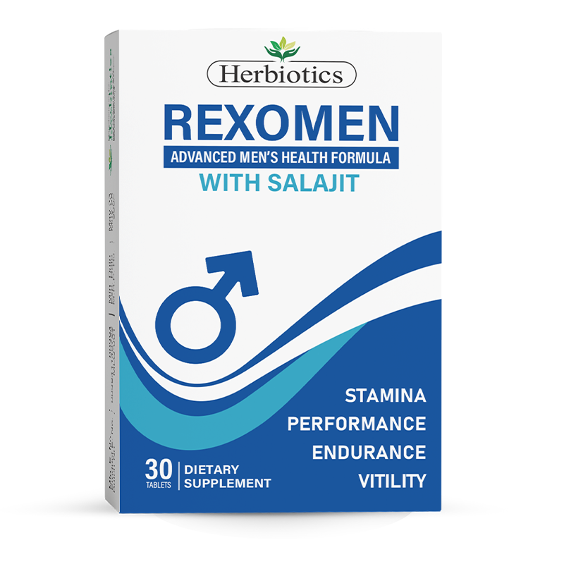 Herbiotics - Rexomen - Supplement - Standard Pack - With Shilajit