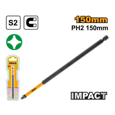INGCO -  Impact screwdriver bit PH2 150MM SDBIM71PH2150