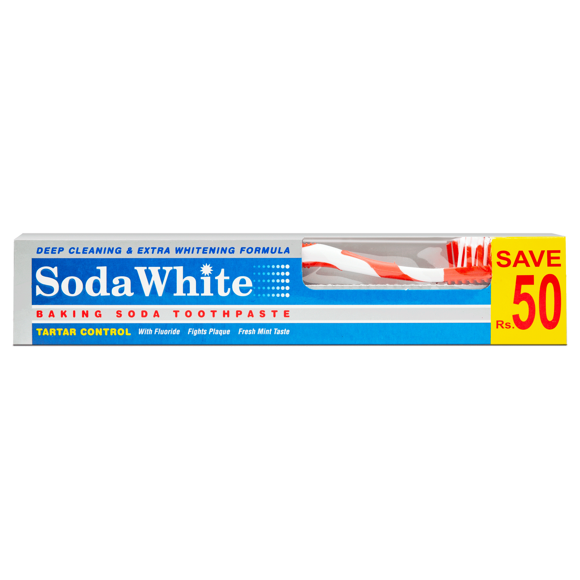 SadaWhite - Baking Soda Toothpaste - Value Cavity Protection & Fresh Breath - Pack of 12 | Jodiabaazar.com