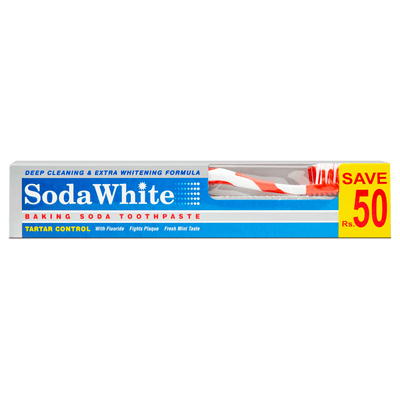 SadaWhite - Baking Soda Toothpaste - Value Cavity Protection & Fresh Breath - Pack of 12 | Jodiabaazar.com