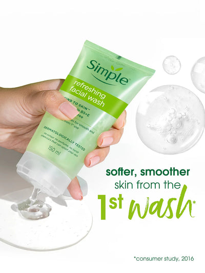 Simple - Kind to Skin - Refreshing Facial Wash - 150ml