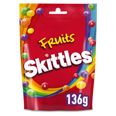 Skittles - Fruits - Chewing Candy - Pouch - 136g